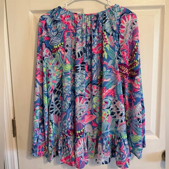 Lilly Pulitzer Tensley Top Medium - Picture 3 of 3